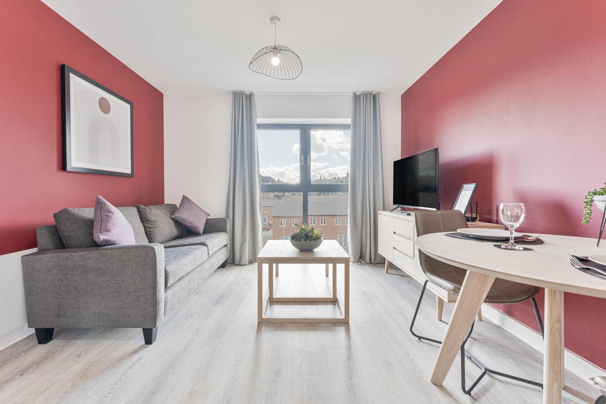 Stayzeni, Hardwick House Derby Smart 1 Bed Flat Exterior photo